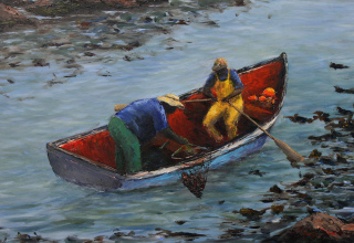 Tietiesbaai Kreeftrek / Catching crayfish
